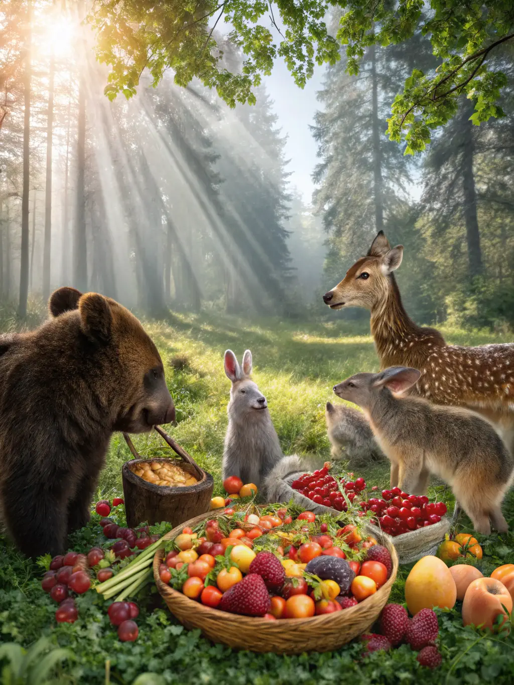 A photograph showcasing the diverse wildlife in the Correzian region, emphasizing the importance of conservation efforts to protect local biodiversity.