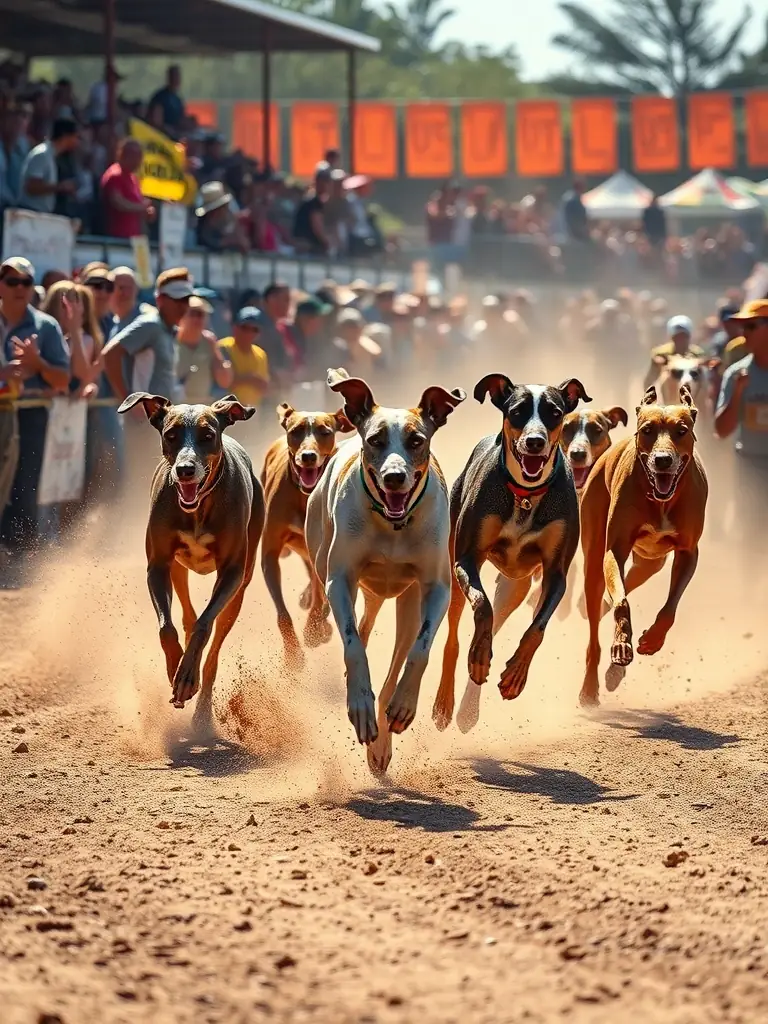 A photo of hounds running through a forest during a hunt, showcasing the traditional hunting method.